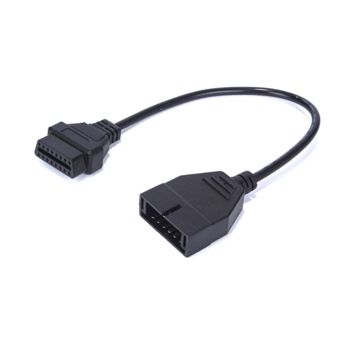 Cable de extensión OBD II, arnés de cableado de diagnóstico de detección automotriz de 16 pines